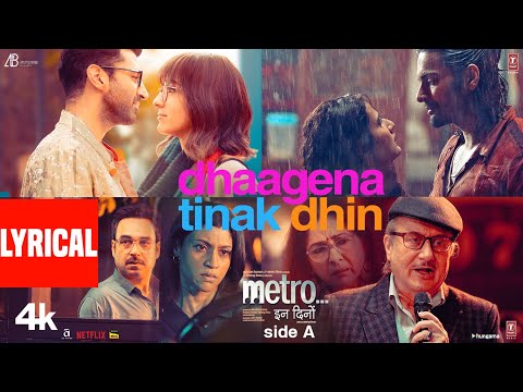Dhaagena tinak dhin (lyrical video): sachet tandon, akasa singh |pritam |mayur puri |metro... In dino